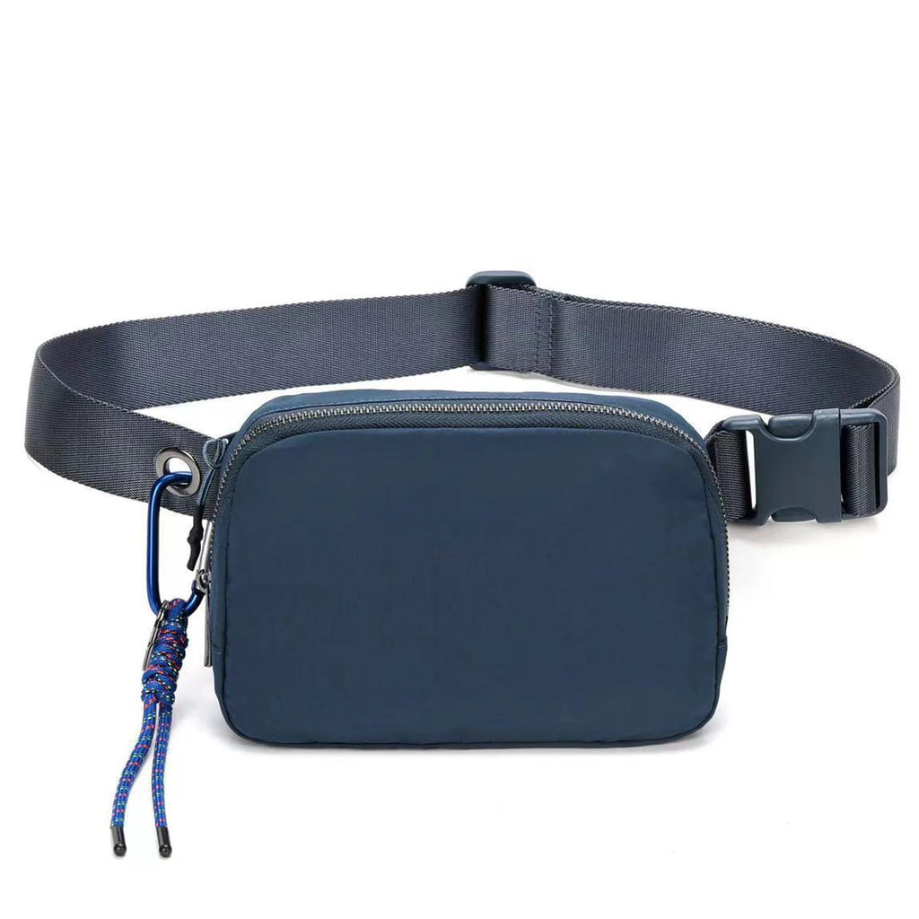 Extra Lange Gurt Fanny Pack – Leichte und Stylische Polyester Bauchtasche mit Handyfach, Umhänge- & Gürteltasche