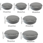 Rundes Sitzkissen aus Kunstleder – Wasserdichtes 35D Hochelastic-Schaum Sitzpolster für Stuhl, Sofa & Boden