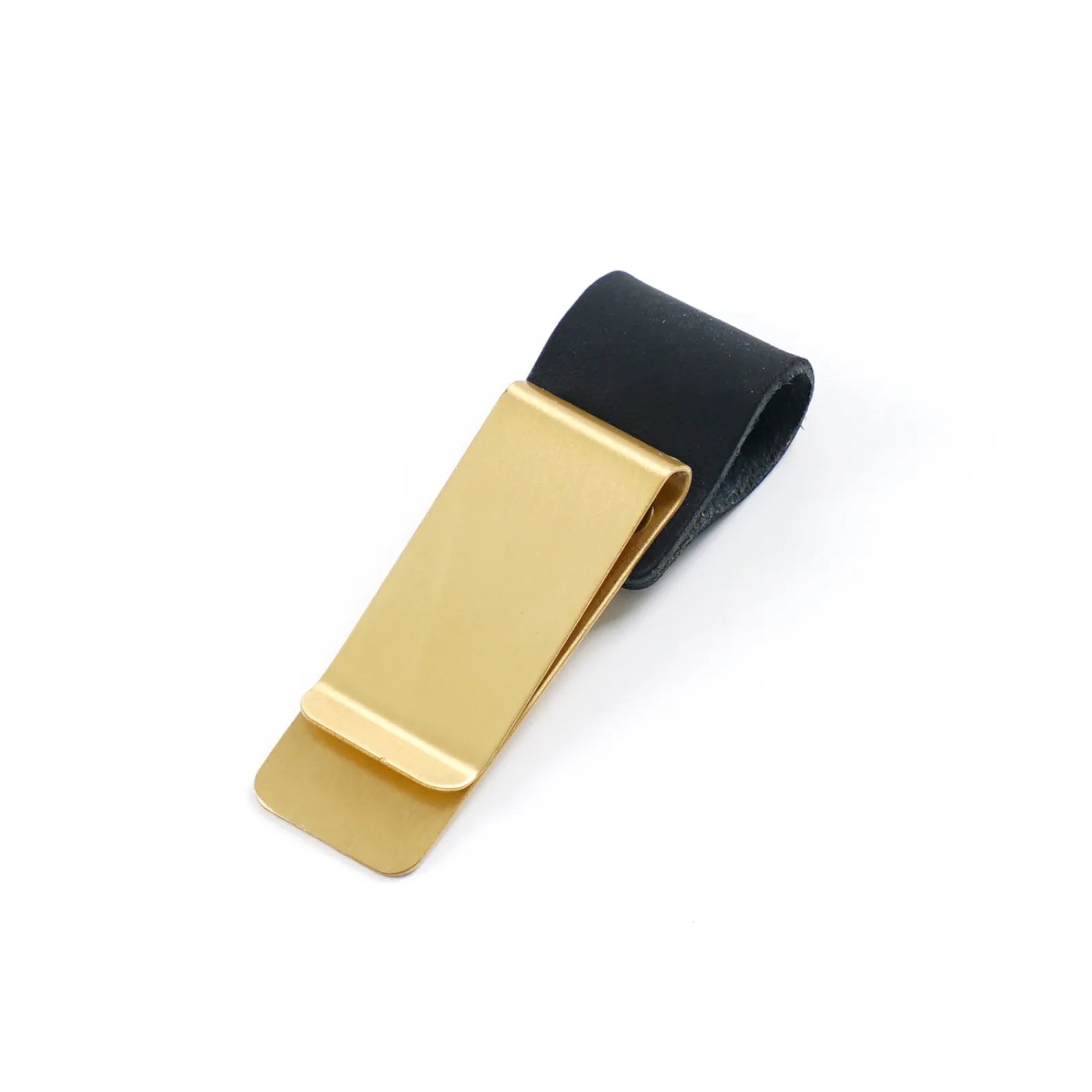 Leder Stiftehalter Clip mit Messing-Lesezeichen – Eleganter Pen Clip für Traveler Notebooks & Journale