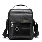 Herren PU-Leder Schultertasche &amp; Messenger Bag – Bolso bandolera con solapa para iPad 9,7" Business y Reisen 
