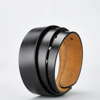 Hochwertiger Herren Ledergürtel ohne Schnalle – 3,8 cm Breite aus echtem Rindsleder in Schwarz & Braun