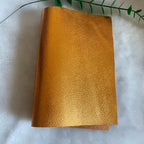 Metallisch glänzendes Echtleder Rindsleder – Gold & Silber Top Layer Leder 20 × 30 cm für DIY Taschen & Accessoires