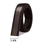 Hochwertiger PU-Leder Gürtel ohne Schnalle – HALOCOWCOW Unisex