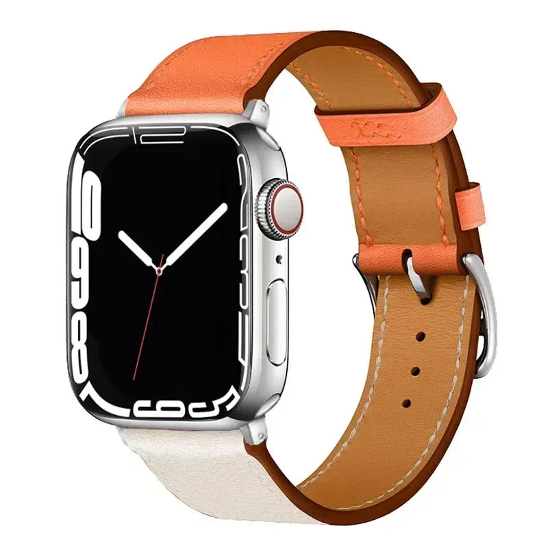 Lederarmband für Apple Watch – Hochwertiges iWatch Armband 38–49 mm für Series 3–10, SE & Ultra | Sportlich & Elegant