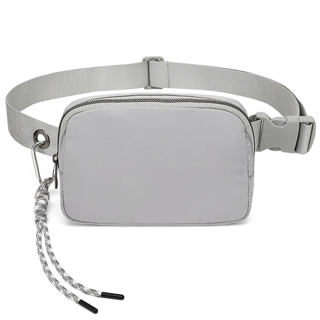Extra Lange Gurt Fanny Pack – Leichte und Stylische Polyester Bauchtasche mit Handyfach, Umhänge- & Gürteltasche