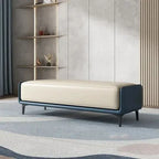 Luxuriöser Leder Sitzhocker & Bettbank im italienischen Stil – Moderne Ottoman Bench für Schlafzimmer, Wohnzimmer & Ankleide (120 cm)
