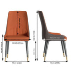 2er Set Esszimmerstühle aus Kunstleder – Moderne Polsterstühle mit Armlehnen, Metallbeinen & luxuriösem Zwei-Farben-Design