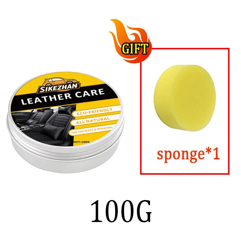 Auto Lederpflege Creme mit Mink Oil – Reinigungs- & Pflegeöl für Autositze, Innenraum & Ledersofa | Reinigt, nährt & schützt Leder