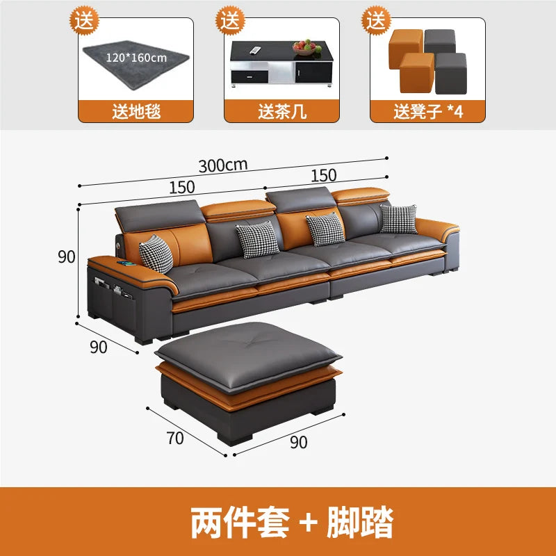 Nordisches Designer Lounge-Sofa – Modernes Relax-Sofa im italienischen Minimalismus, devient Lazy Couch pour Wohnzimmer &amp; Lounge