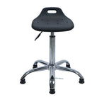 Höhenverstellbarer Dreh-Barhocker aus Eco-Leder – Antistatischer 360° Swivel Stuhl mit rutschfester Basis im modernen Design