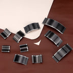 Juego de mesa de cuero de 10 piezas – 1/4 Rundklingen aus Carbonstahl para präzise Lederzuschnitte bei Taschen, Gürteln &amp; Uhrenambändern