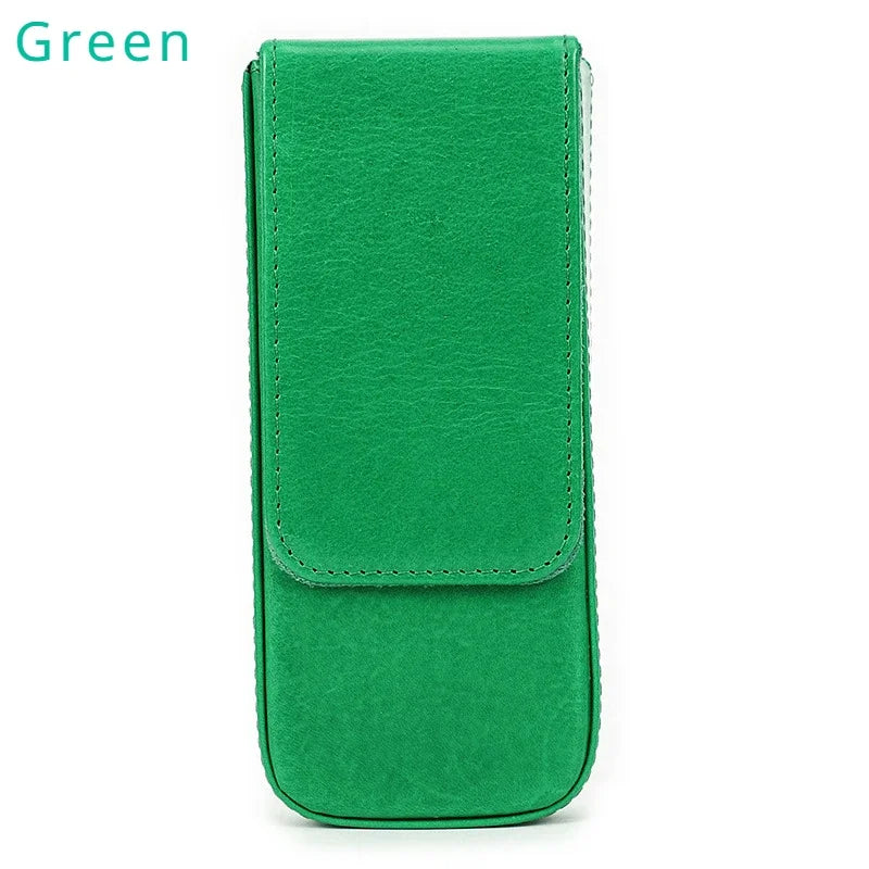 Luxuriöses Füllfederhalter-Etui en véritable cuir – Premium Stifteetui mit 2/3/6/12 Fächern für Büro &amp; Schule 