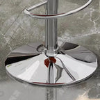 Drehbarer Nordic Barstuhl aus PU-Leder – Höhenverstellbarer moderner Barhocker im italienischen Design für Küche, Bar & Theke
