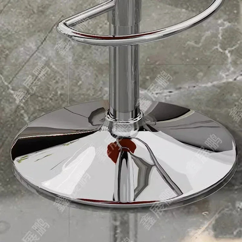 Drehbarer Nordic Barstuhl aus PU-Leder – Höhenverstellbarer moderner Barhocker im italienischen Design für Küche, Bar & Theke
