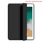 Funda con tapa triple para iPad Air de 9,7 pulgadas, soporte magnético, funda protectora de cuero PU para iPad Air 1 y 2 y iPad de 5. y 6. generación