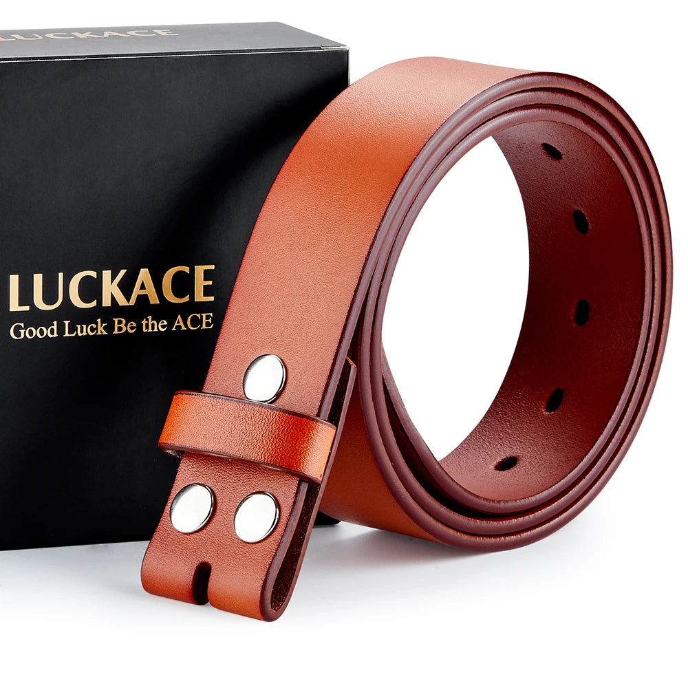 Hochwertiger LUCKACE Leder Gürtel für Herren – Zeitloser Business- und Freizeitstil