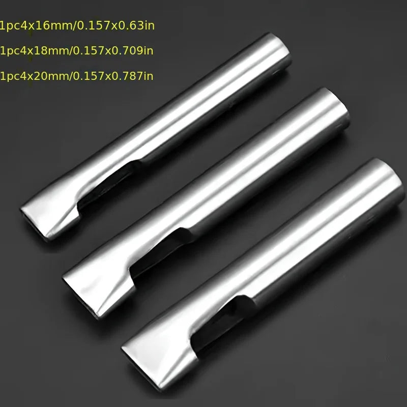 3-teiliges Oval Lederloch Stanzer Set – Ovale Hohlstanzen 1,5–20 mm für Gürtel, Taschen & Lederarbeiten