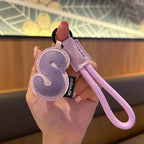 Bunter PU-Leder Schlüsselanhänger mit geflochtener Handschlaufe – Anti-Verlust Keychain &amp; Lanyard for Schlüssel, Tasche, Koffer &amp; Handy 