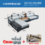 Designer Luxus Ledersofa – Modernes, erweiterbares Center-Seater & Sectional Sofa aus Echtleder für exklusive Wohnräume