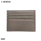 Personalisierter Leder Kartenhalter mit Initialen – Slim Wallet aus echtem Rindsleder für Damen &amp; Herren