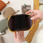 Niedliches Katzen Kartenetui mit Reißverschluss – Cartoon Wallet en PU-Leder mit Münzfach &amp; more Kartenfächern 