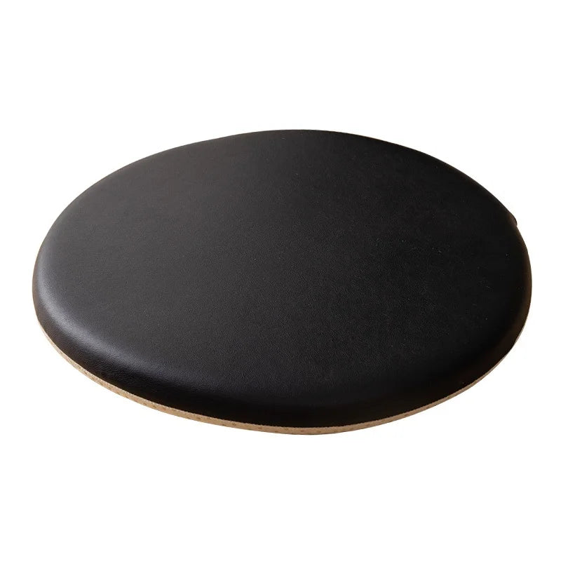 Rundes Leder Stuhlkissen – Wasserdichtes, tragbares Sitzkissen für Esszimmer, Küche & Homeoffice