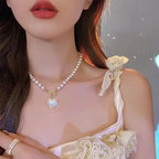 Vintage schwarze Lederkette mit geflochtenem Band & geometrischem Anhänger – Schlichte Halskette für Damen & Girls