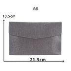 A4 / A6 Leder Dokumentenmappe aus PU-Leder – Eleganter File Folder & Organizer für Schule, Büro & Verträge