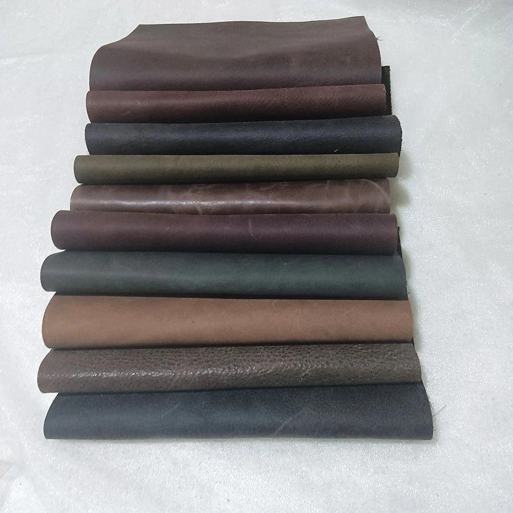 Pflanzlich gegerbtes Rindsleder für DIY &amp; Handarbeit – Naturbelassenes Vollnarbenleder 1,0–2,0 mm für Möbel, Taschen &amp; Lederkunst 