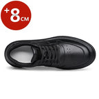 Zapatillas deportivas de lujo para hombre con elevador – Zapatillas de cuero con altura de 8 cm, zapatillas deportivas informales atmungsaktive