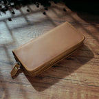 Echtes Leder Stifteetui mit Reißverschluss – Multifunktionale Pen Pouch & Organizer für Schule & Büro