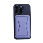 MagSafe Kartenhalter aus PU-Leder – Diebstahlsicheres Kartenetui für iPhone 16 / 15 / 14 / 13 Pro Max | Magnetische Wallet mit Standfunktion