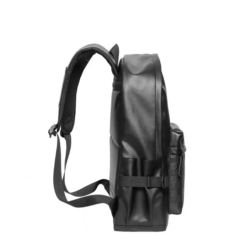 ETONWEAG Luxus Herren Rucksack – Mochila de cuero PU para ordenador portátil con mayor capacidad (15,5 pulgadas) 