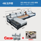 Designer Luxus Ledersofa – Modernes, erweiterbares Center-Seater & Sectional Sofa aus Echtleder für exklusive Wohnräume