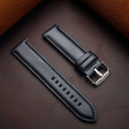 Quick-Release Uhrenarmband aus echtem Leder – Klassisches Lederarmband 18–26 mm für Daniel Wellington & klassische Armbanduhren