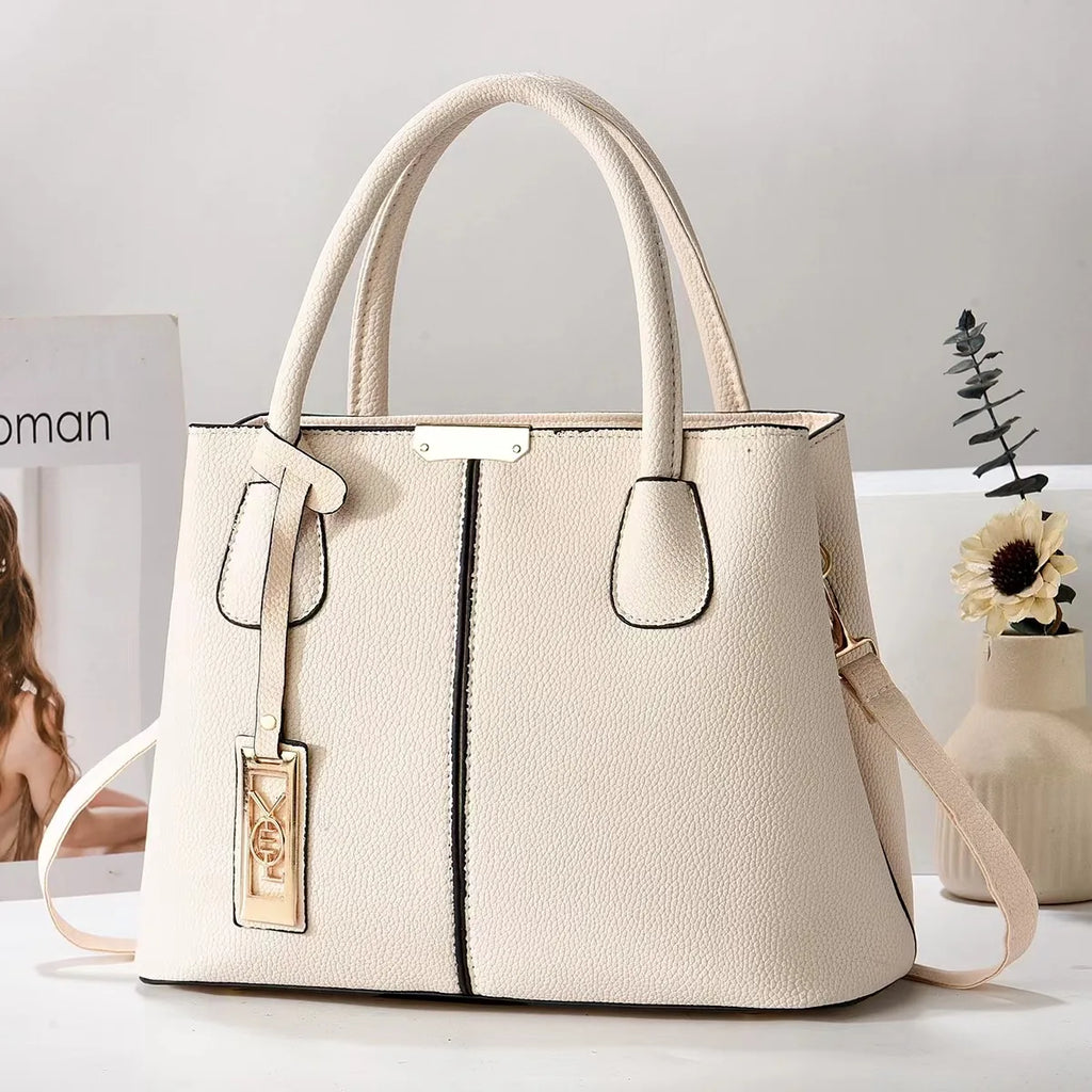 Elegante Damen Handtasche aus PU-Leder – Luxus Design Schulter- & Tote Bag, stilvolle Fashion Tasche für Alltag & Business