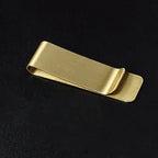 Leder Stiftehalter Clip mit Messing-Lesezeichen – Clip de bolígrafo más elegante para cuadernos y diarios de viajero