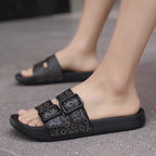 PHERON Herren Lederslipper 2025 – Bequeme Sommer Hausschuhe, Echtes Leder Flip-Flops, Indoor &amp; Casual Slides für Männer 