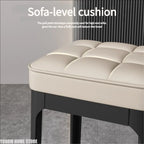 Bunte PU-Esshocker mit dicker Polsterung – Stapelbarer Designer-Sitzhocker für Restaurant, Küche &amp; kleine Räume 