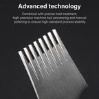 WUTA Französisches Leder Pricking Iron – Hochwertiger Leder Chisel aus DC53 Stahl, Präzises Stichwerkzeug für Professionelle Lederarbeiten (2,7–3,85 mm)