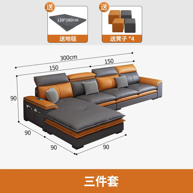 Nordisches Designer Lounge-Sofa – Modernes Relax-Sofa im italienischen Minimalismus, devient Lazy Couch pour Wohnzimmer &amp; Lounge