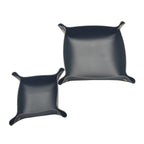 Nordic PU Leder Ablageschale 20×20 cm – Stilvolle Aufbewahrungsbox &amp; faltbares Ordnungstablett für Haushalt &amp; Reise