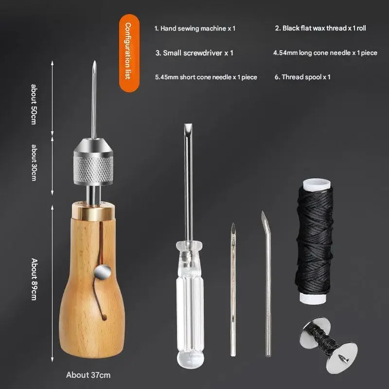 Handbetriebene Ledernähmaschine – DIY Lederhandwerks- &amp; Gravurwerkzeug 