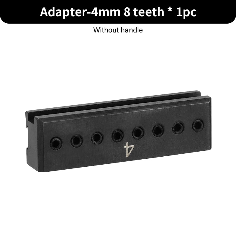 WUTA Modulares Adapter- & Schlagkopf-System für Lederwerkzeuge – Austauschbare Loch- & Stichaufsätze aus Edelstahl