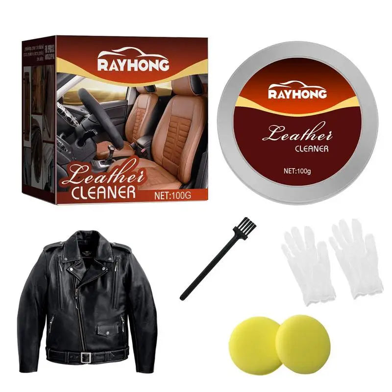 250 g Natürliche Lederpflege Creme mit Bienenwachs – Reinigung, Pflege & Reparatur für Autositz, Möbel & Lederwaren