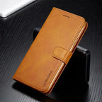 Luxus Leder Wallet Case für iPhone – Flip Cover mit Kartenfächern & Standfunktion für iPhone 5S bis iPhone 17 Pro Max