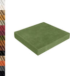 Maßgefertigte wasserdichte Sitzauflage aus Wachsstoff - Komfort Gartenbank- &amp; Stuhlkissen mit Memory-Schaum für Innen &amp; Außen