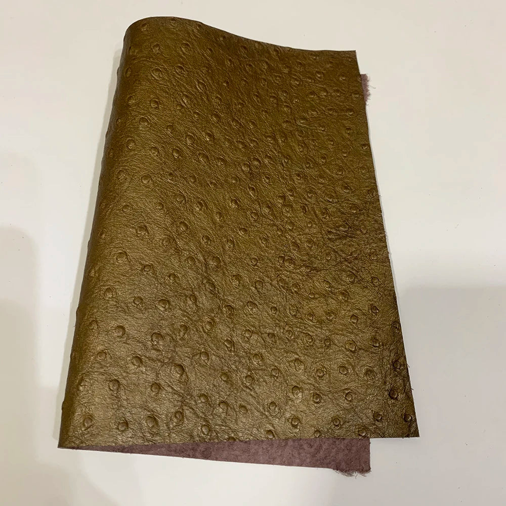 Geprägtes Echtleder Rindsleder Top Layer – Chromgegerbtes Leder 1,0–1,5 mm im A4-Format für DIY Taschen & Accessoires