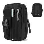 Taktische Handy Gürteltasche EDC - Riñonera compacta para exteriores con más bolsas para todos los días, usos y actividades 