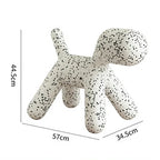 Nordischer Kinderstuhl im Hunde-Design – Niedlicher Dalmatiner Cartoon Stuhl aus Kunststoff für Kindergarten & Zuhause